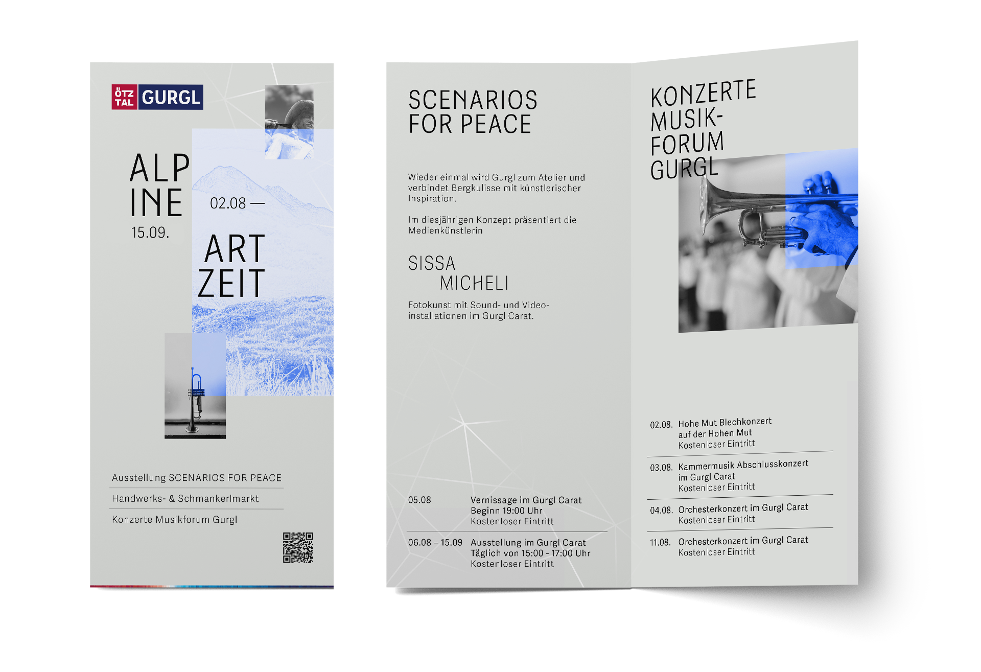 Gurgl Aufsteller Alpine Auszeit