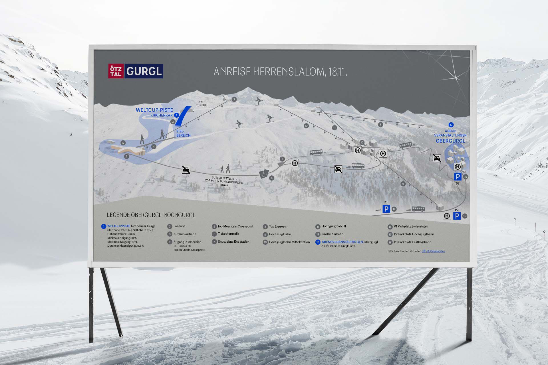 Ski-Weltcup Event-Übersicht