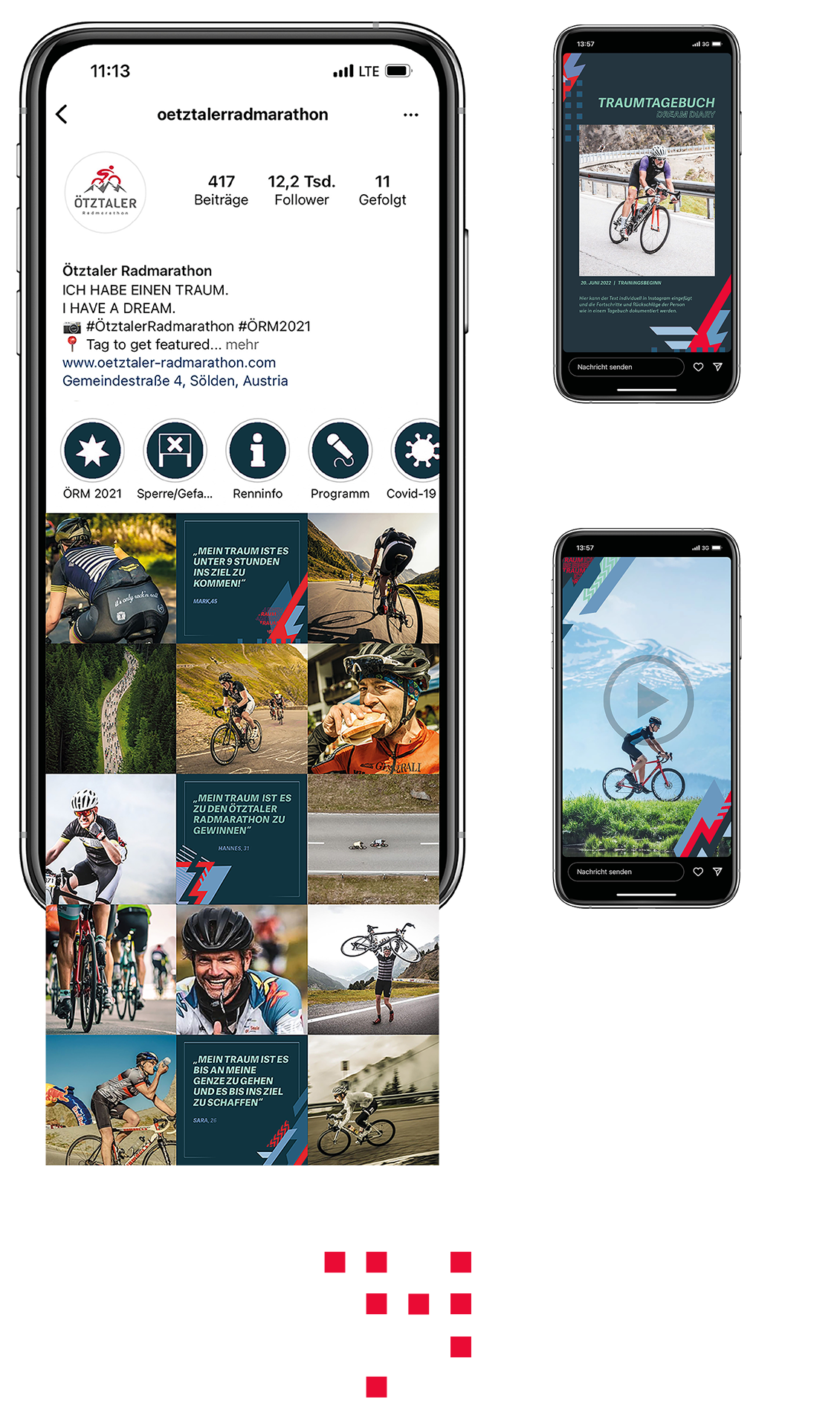 Ötztaler Social Media Auftritt
